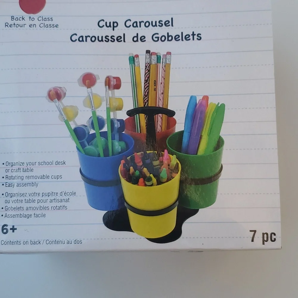 CUP CAROUSEL PENS AND PENCILS